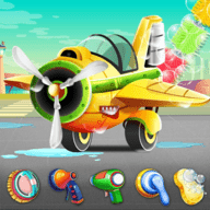 儿童飞机洗车库Kids Plane Wash And Workshop Garage_logo