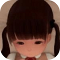 loselife小女孩无限好感爱心_logo